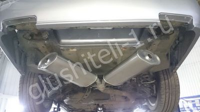 Установка спортивной выхлопной системы Cadillac De Ville VII